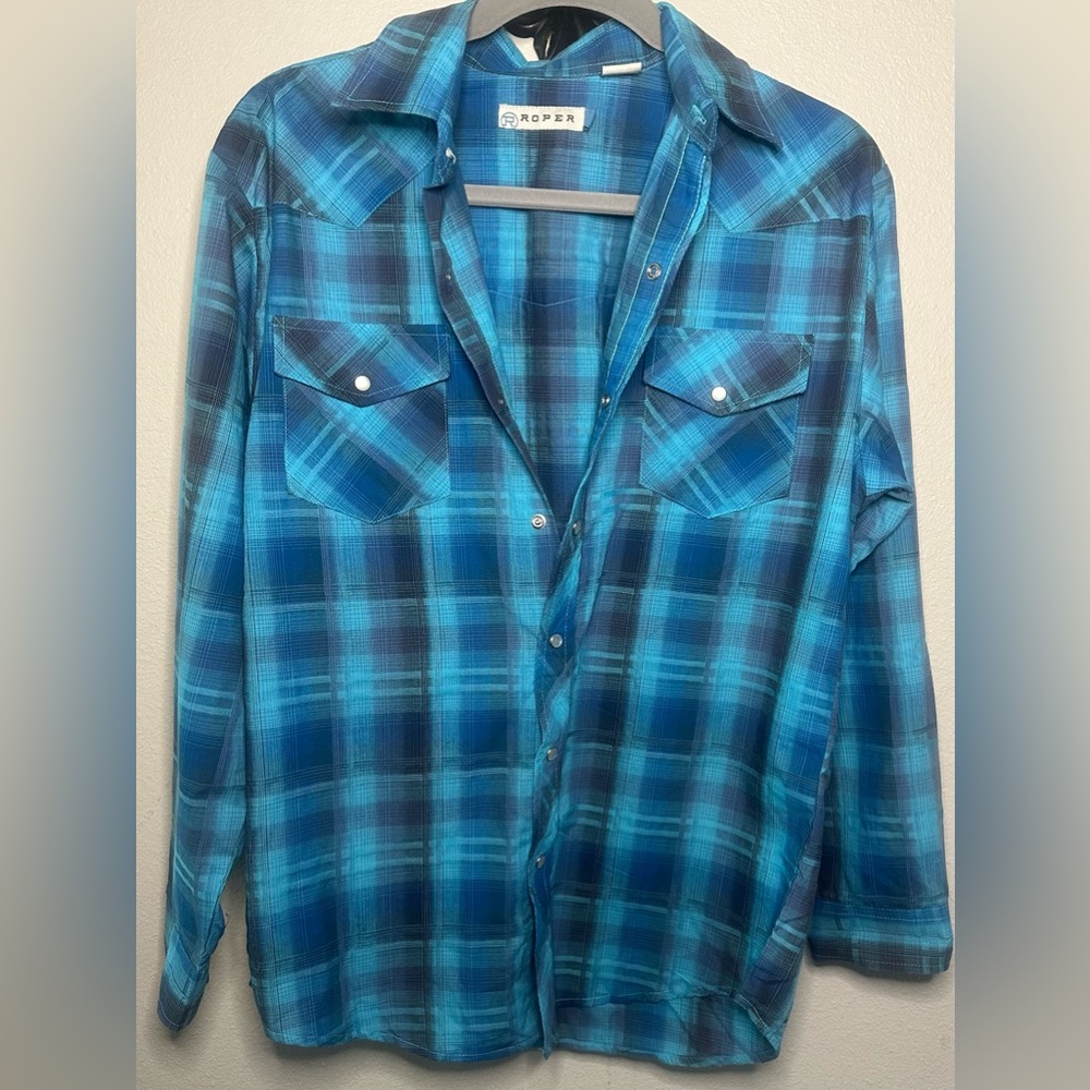 NWOT Boys Sz XL (16-18). Snap down, Long Sleeve, Shirt! Beautiful Colors!